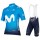 MOVISTAR TEAM 2018 Dame Fietskleding Set Wielershirt Korte Mouw+Korte Fietsbroeken Bib