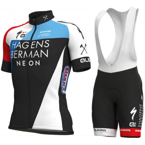 Axeon 2018 Fietskleding Set Wielershirt Korte Mouw+Korte Fietsbroeken Bib