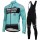 Bianchi Countervail 2018 Fietskleding Set Wielershirt Lange Mouw+Lange Fietsbroeken Bib