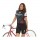 Bianchi Milano Atella Dames Fietskleding Set Wielershirt Korte Mouwen+Korte Fietsbroeken