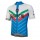 Bianchi Milano Tiera Blue White Wielershirt Korte Mouwen