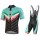 Bianchi Milano Tiera Blue Black Fietskleding Set Wielershirt Korte Mouwen+Korte Fietsbroeken Bib