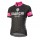 Bianchi Milano Nevola Black Pink Dames Wielershirt Korte Mouwen