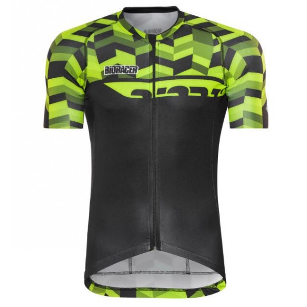 Bioracer Spitfire Fishbone Groen 2018 Wielershirt Korte Mouw