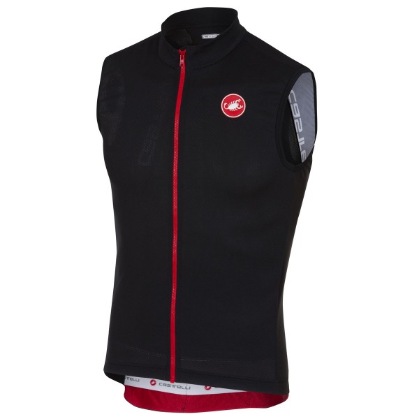 Castelli Entrata 3-Noir Wielershirt Mouwloze