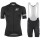 Cipollini Essential Classic Black Fietskleding Set Wielershirt Korte Mouw+Korte Fietsbroeken Bib