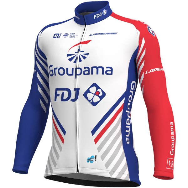 Groupama Fdj 2018 Wielershirt Lange Mouw