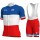 Groupama Fdj French Champion 2018 Fietskleding Set Wielershirt Korte Mouw+Korte Fietsbroeken Bib