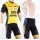 LottoNL-Jumbo 2018 Fietskleding Set Wielershirt Korte Mouwen+Korte Fietsbroeken Bib