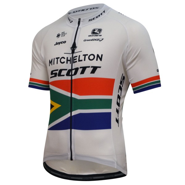 Mitchelton Scott 2018-South Africa Champion Wielershirt Korte Mouw