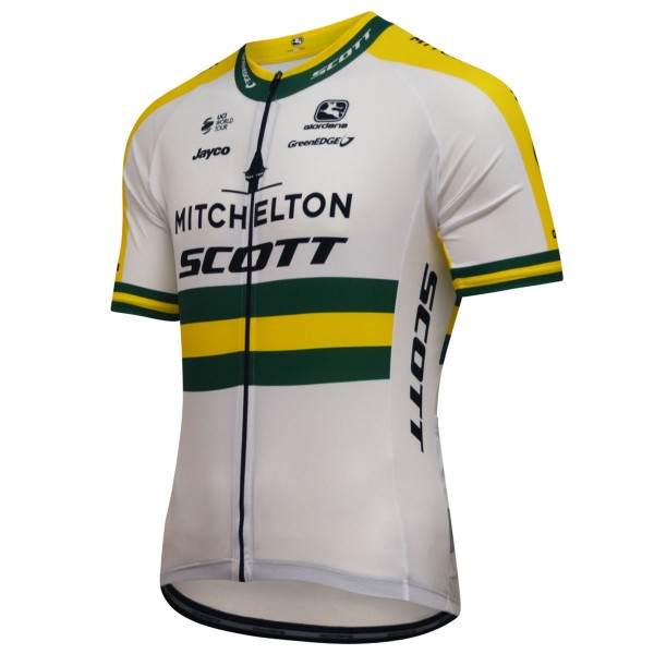 Mitchelton Scott 2018-Australian Champion Wielershirt Korte Mouw