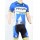 Mitchelton Scott 2018 Blauw Fietskleding Set Wielershirt Korte Mouwen+Korte Fietsbroeken