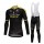 Mitchelton Scott 2018 Fietskleding Set Wielershirt Lange Mouw+Lange Fietsbroeken Bib