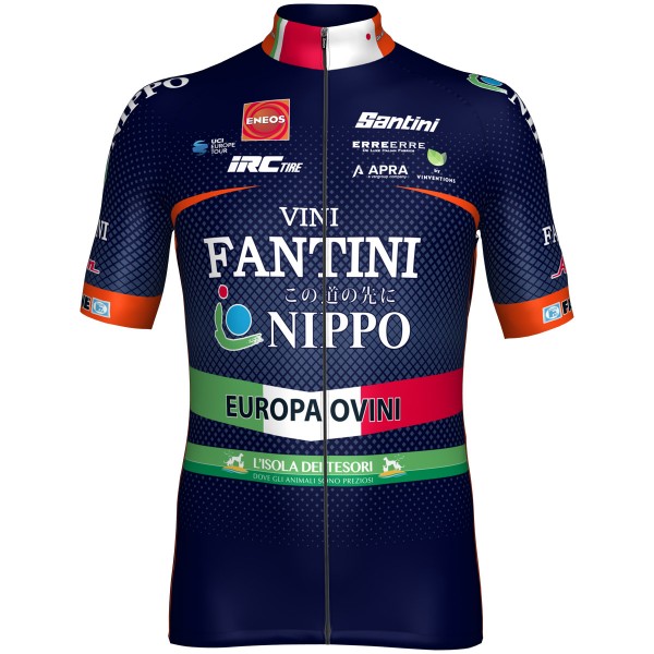 Nippo-Vini Fantini-Europa Ovini 2018 Wielershirt Korte Mouw