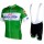 Quick-Step Floors 2018 Tour Special Edition Groen Fietskleding Set Wielershirt Korte Mouw+Korte Fietsbroeken Bib