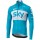 Team Sky 2018 Blauw Wielershirt Lange Mouw