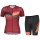 Scott RC PRO Dames Dames Fietskleding Set Wielershirt Korte Mouwen+Korte Fietsbroeken Black/Camellia Pink