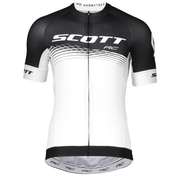 Scott RC PRO Wielershirt Korte Mouw Black/White