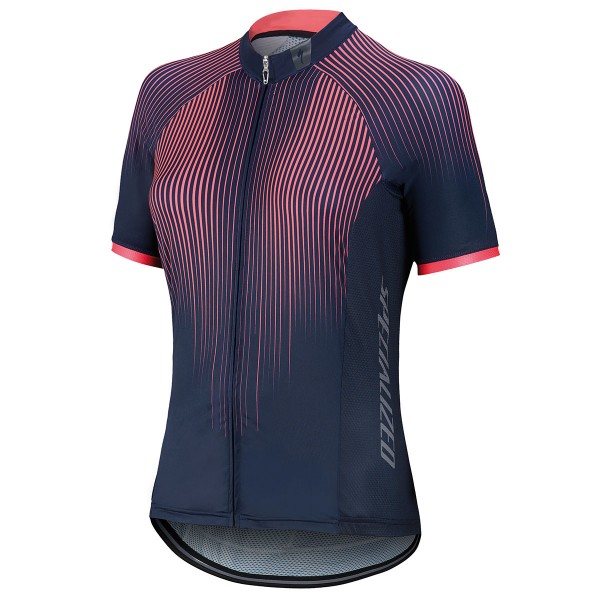 Specialized SL Pro-Blauw Dames Wielershirt Korte Mouw