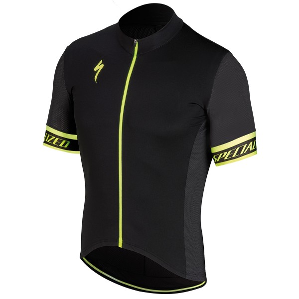 Specialized SL Elite-Zwart Wielershirt Korte Mouw