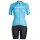 BONTRAGER Anara Blauw Dames Fietskleding Set Wielershirt Korte Mouw+Korte Fietsbroeken