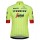 Trek Segafredo 2018 Fluo Geel Wielershirt Korte Mouwen