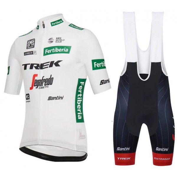 Trek-Segafredo La Vuelta 2018 Fietskleding Set Wielershirt Korte Mouw+Korte Fietsbroeken Bib