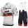 Trek-Segafredo Portuguese Champion 2018 Fietskleding Set Wielershirt Korte Mouw+Korte Fietsbroeken Bib