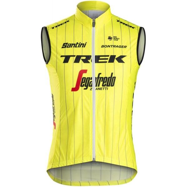 TREK-SEGAFREDO 2018 Fluo Geel Windstopper Vest