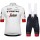 TREK-SEGAFREDO Tour De France 2018 Fietskleding Set Wielershirt Korte Mouw+Korte Fietsbroeken Bib