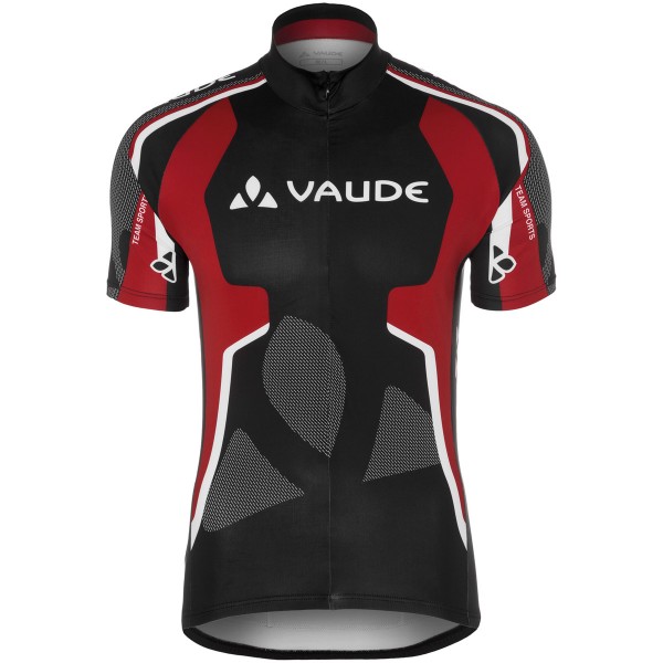 2018 Vaude Team Zwart Wielershirt Korte Mouw