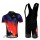 Nalini Pro Team Fietskleding Set Fietsshirt Met Korte Mouwen+Korte Koersbroek Rood Zwart