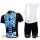 Northwave Pro Team Fietskleding Set Fietsshirt Met Korte Mouwen+Korte Koersbroek Zwart Blauw