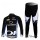 Orbea Pro Team Wielerkleding Set Wielershirts Lange Mouw+Lange Fietsbroeken Zwart Blauw