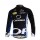 Orbea Pro Team Wielershirts Lange Mouwen Zwart Blauw