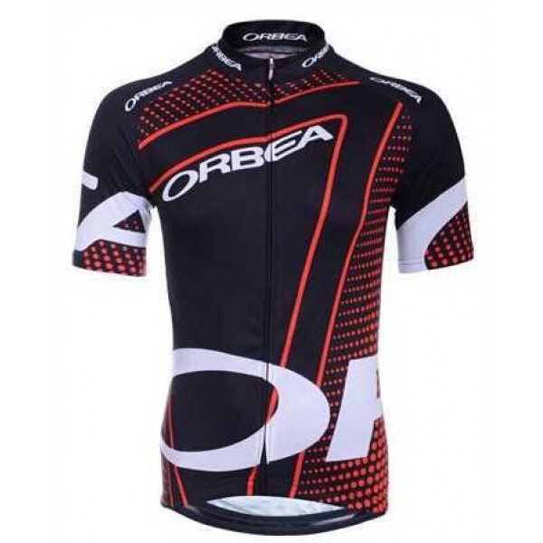 2015 Orbea Zwart Rood Wielershirt Met Korte Mouwen