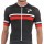 Pinarello Corsa Wielershirt Korte Mouw Zwart Rood