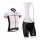 2016 Pinarello Fietskleding Set Fietsshirt Met Korte Mouwen+Korte Koersbroek Wit