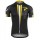 2016 Pinarello Rhino Corsa Wielershirt Korte Mouw Zwart Geel