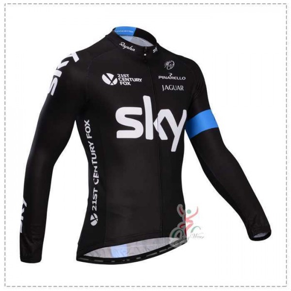 Sky 2014 Wielershirt Lange Mouw