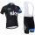 2015 Sky Fietskleding Set Fietsshirt Met Korte Mouwen+Korte Koersbroek