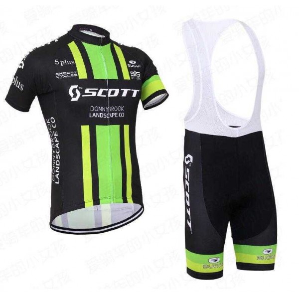 2016 SCOTT Pro Fietskleding Set Fietsshirt Korte Mouwen+Fietsbroek Bib Korte