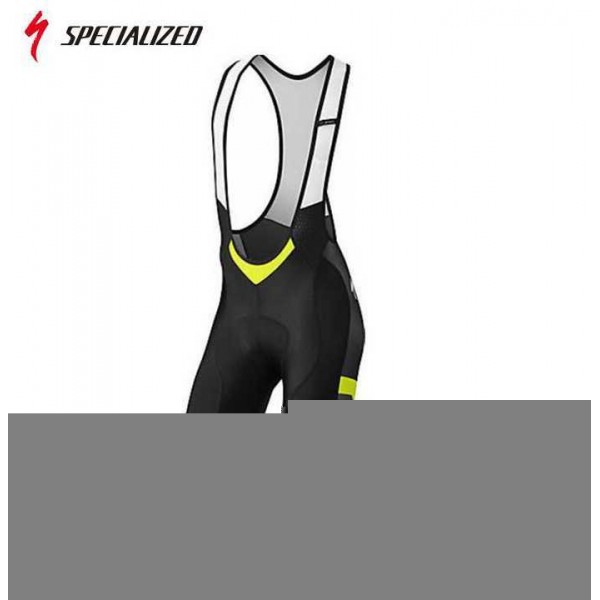 2016 Team Specialized Korte Fietsbroeken Bib Geel Zwart