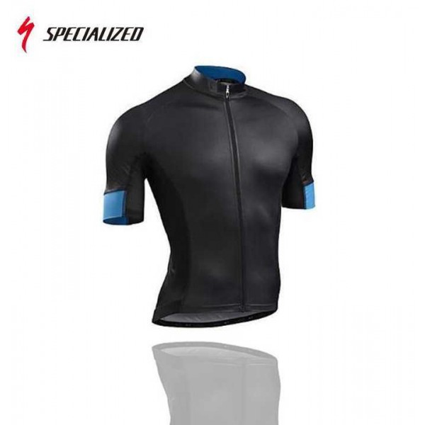 2016 Team Specialized Wielershirt Met Korte Mouwen Blauw Zwart