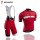 2016 Team Specialized Fietskleding Set Fietsshirt Met Korte Mouwen+Korte Koersbroek Rood