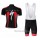 Specialized S-Work Fietskleding Set Fietsshirt Met Korte Mouwen+Korte Koersbroek Zwart Rood