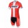 2016 Stolting Fietskleding Wielershirt Korte Mouwen+Fietsbroek Korte Rood