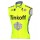 2016 Tinkoff Wielershirt Zonder Mouwen Fluorescerende