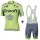 2016 Tinkoff Fietskleding Set Fietsshirt Met Korte Mouwen+Korte Koersbroek Groen