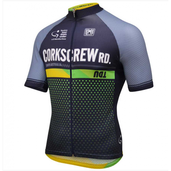 2016 Tour Down Wielershirt Met Korte Mouwen 02